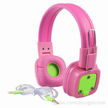Fashionable Stereo Headphone, Work with Smartphones, CE and RoHS Marks